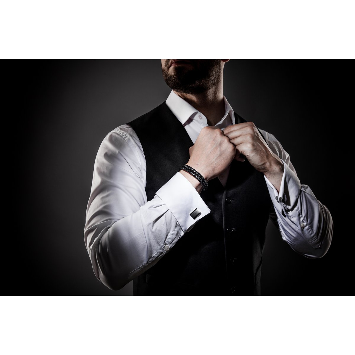 Leren armband "Dubbel"
