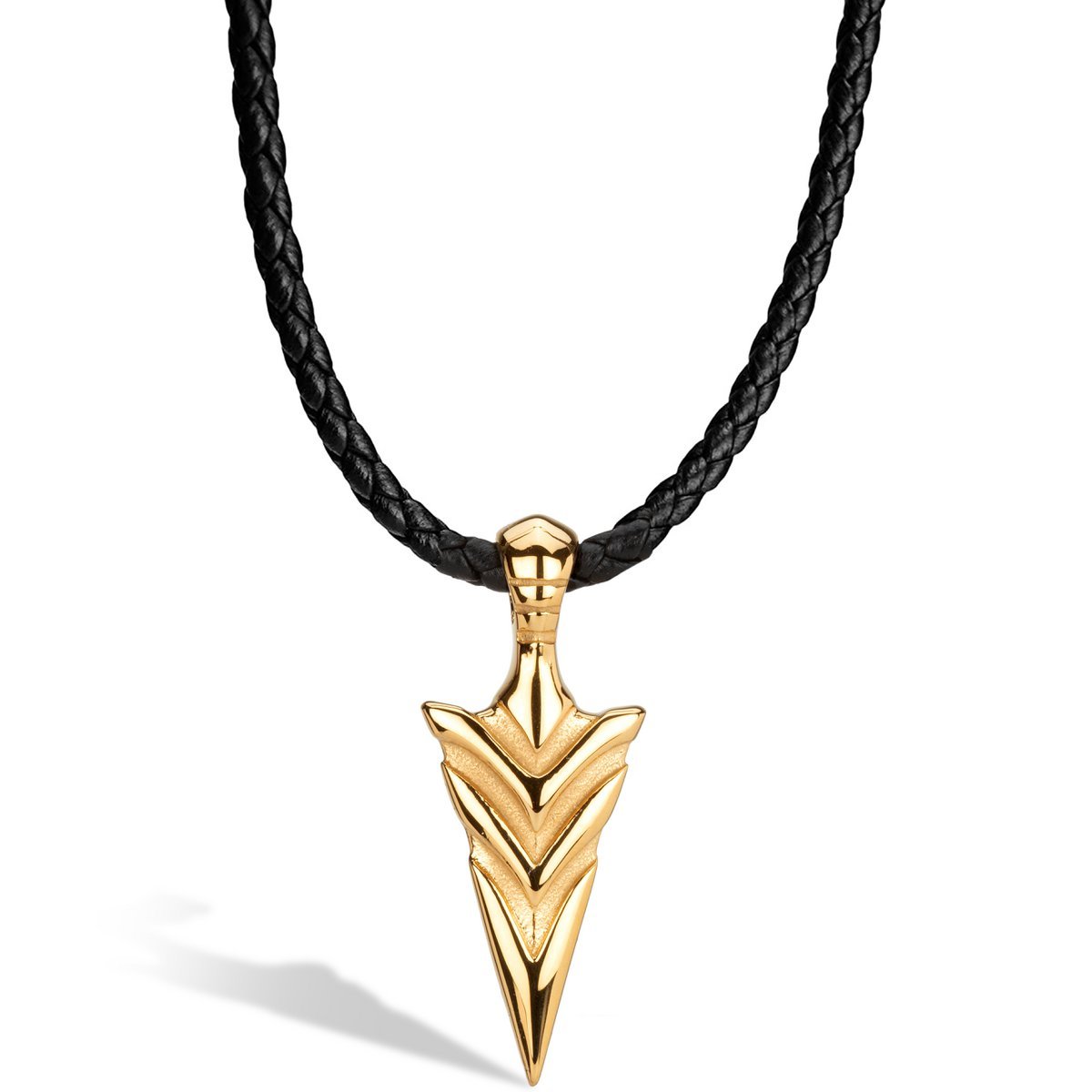 Leren ketting "Pijl"