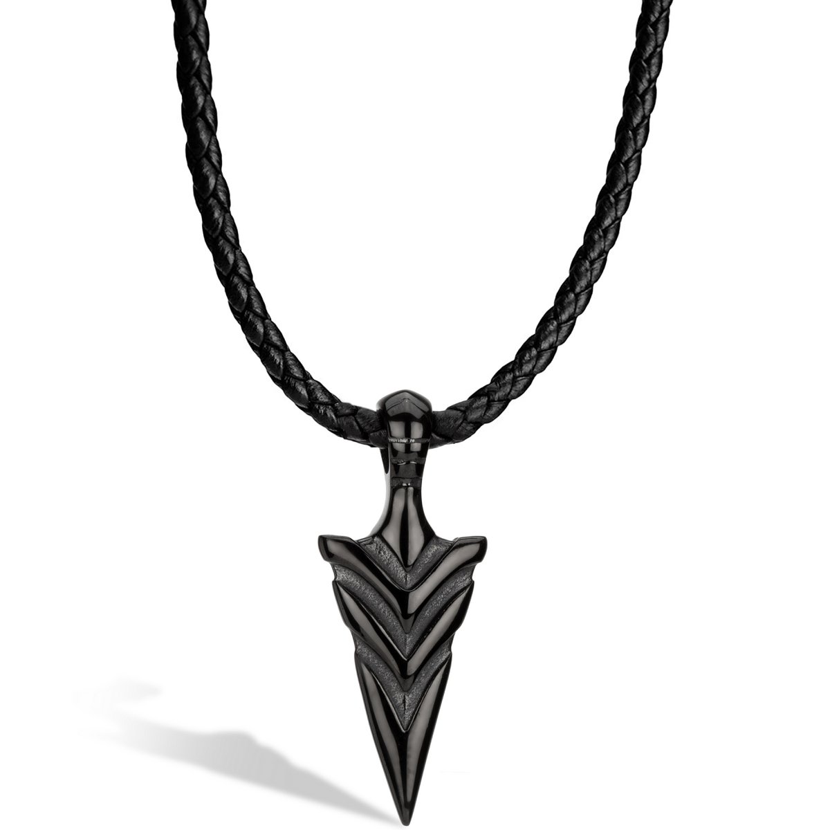 Leren ketting "Pijl"