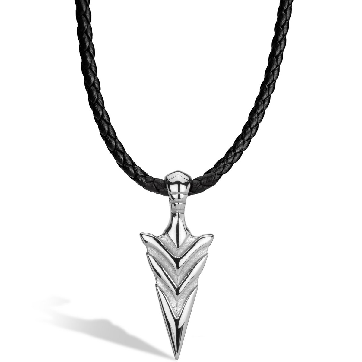 Leren ketting "Pijl"