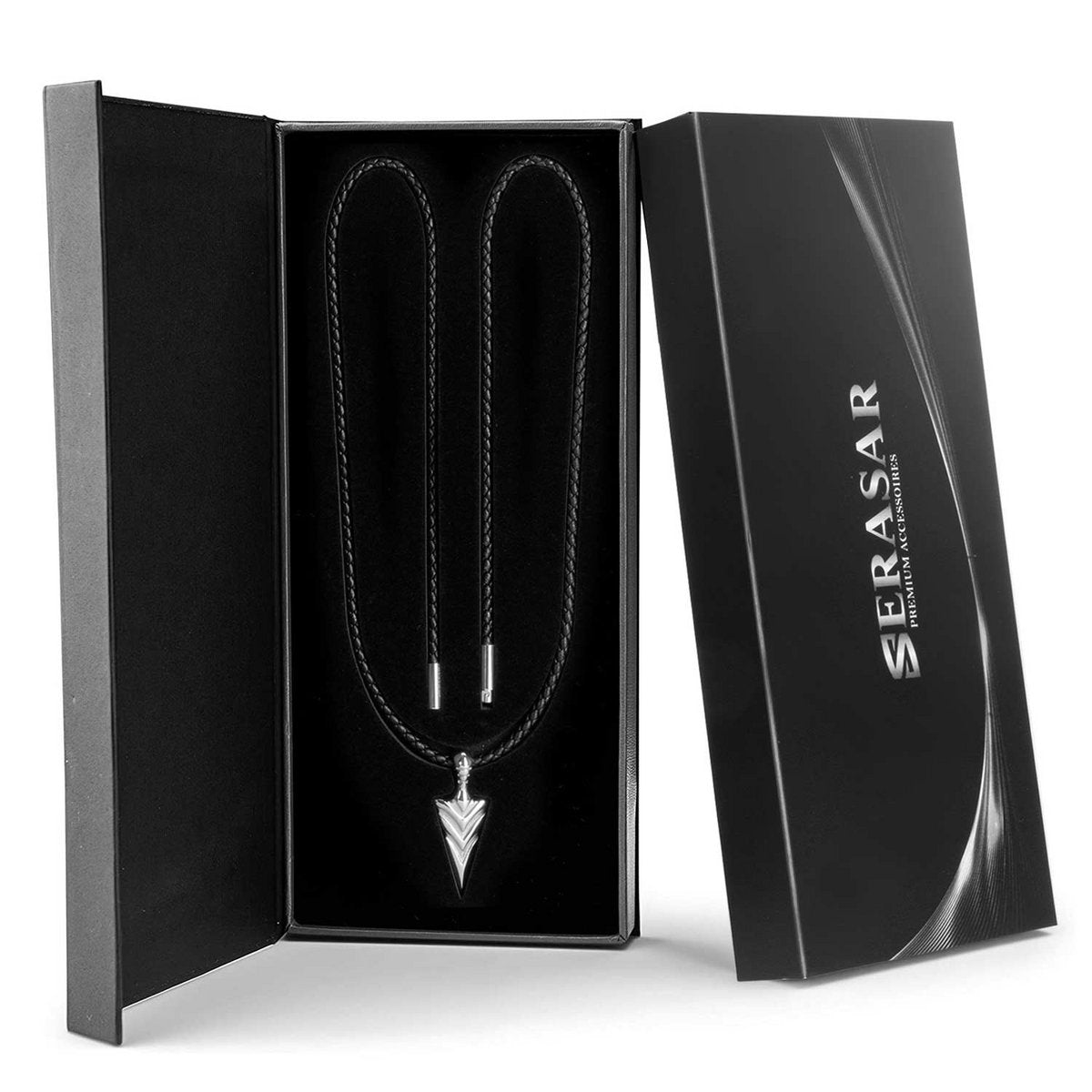 Leren ketting "Pijl"