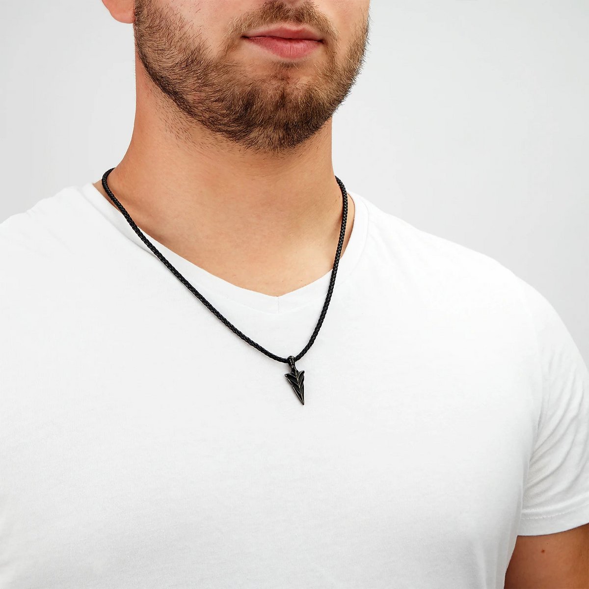 Leren ketting "Pijl"