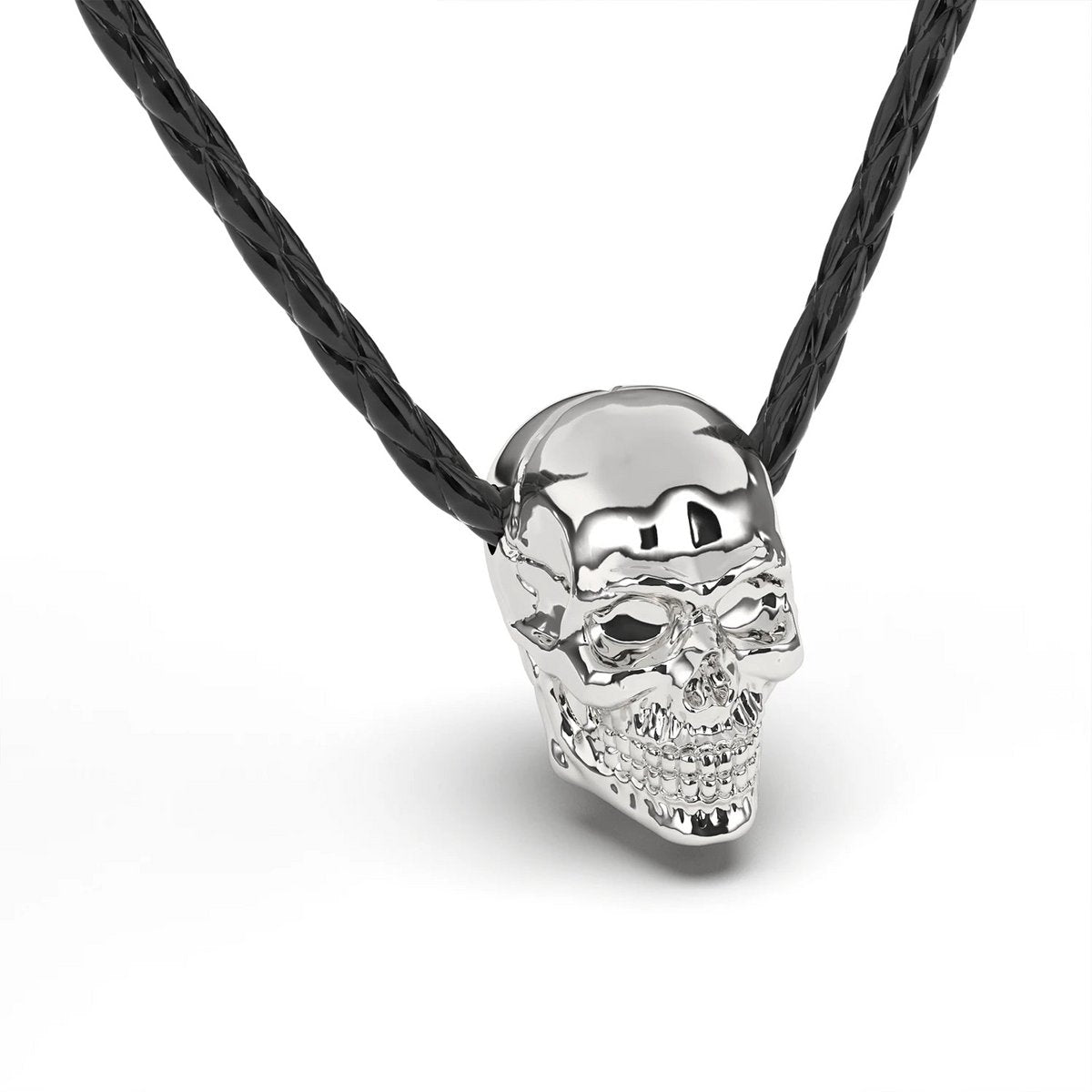 Leren ketting "Schedel"