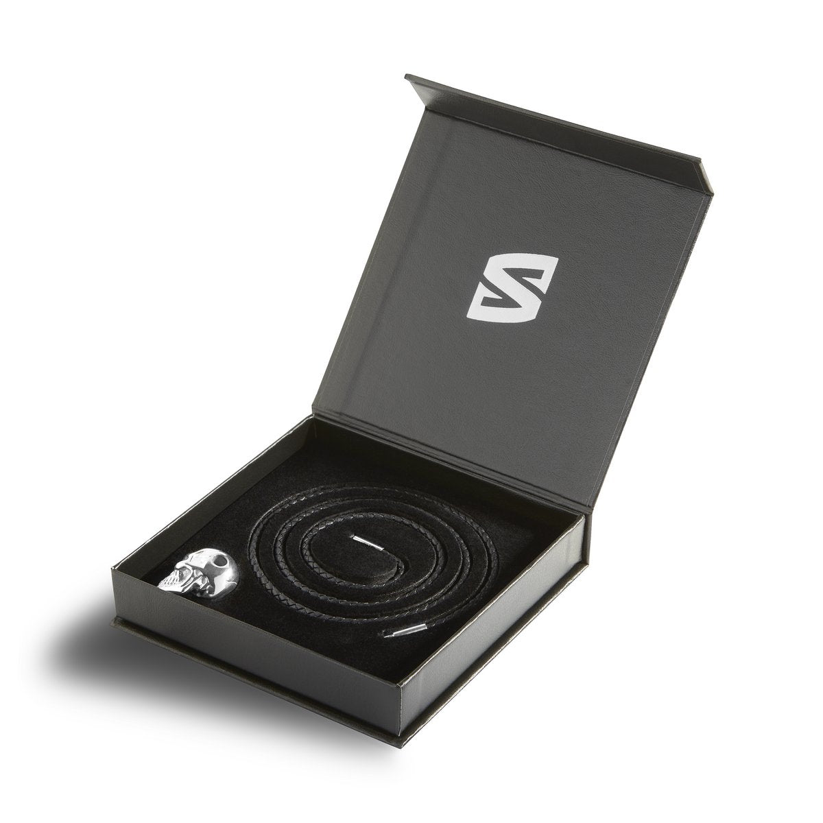 Leren ketting "Schedel"