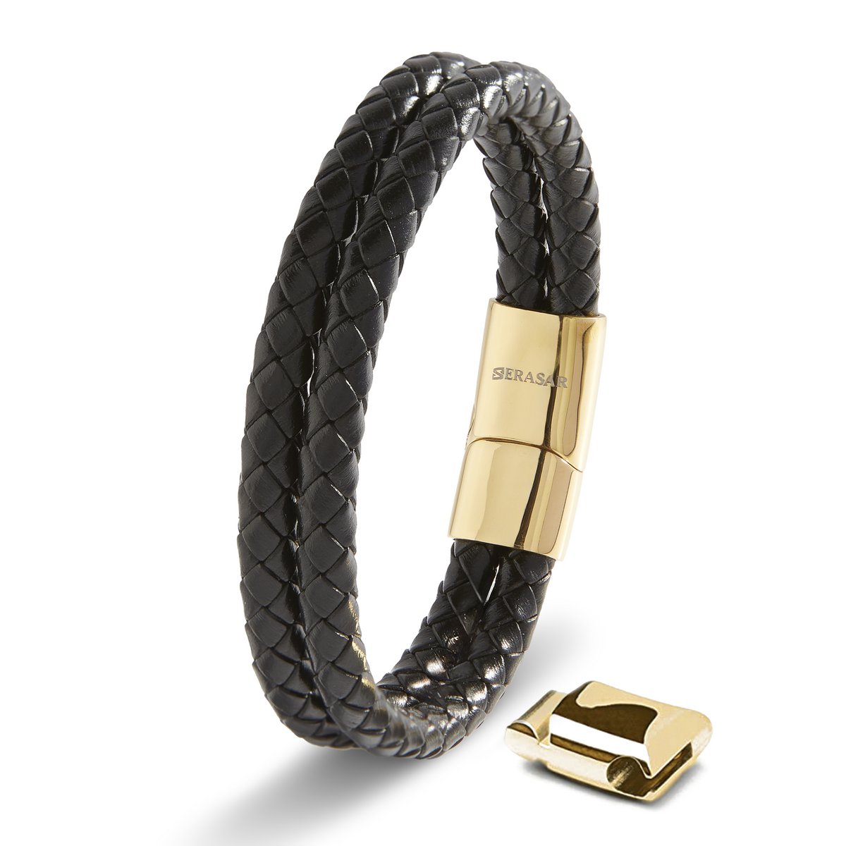 Leren armband "Dubbel"