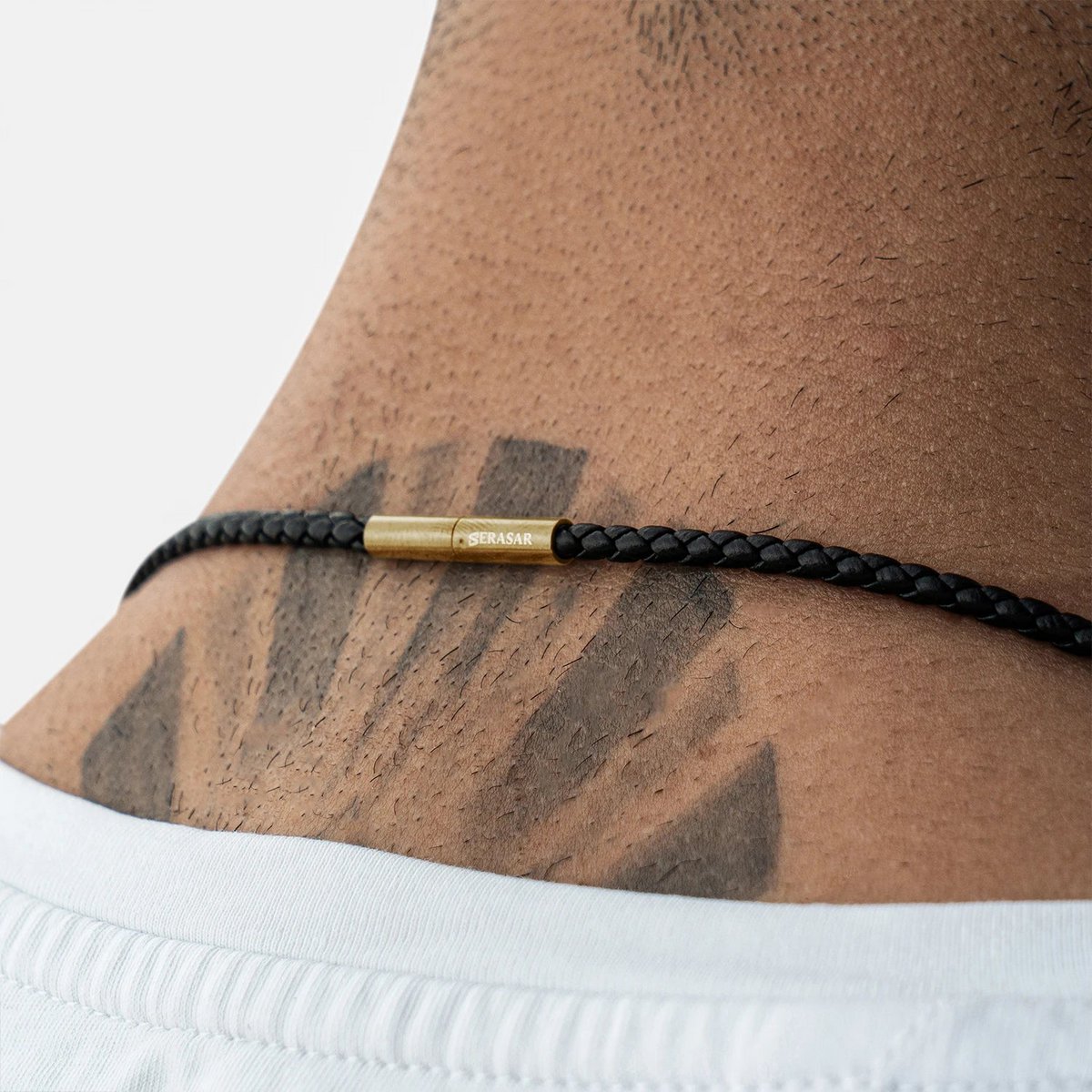 Leren ketting "Schedel"
