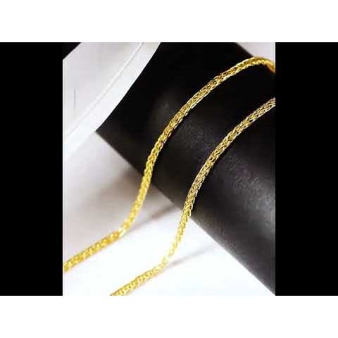 Unisex vossenstaartketting - 2,5 mm breed