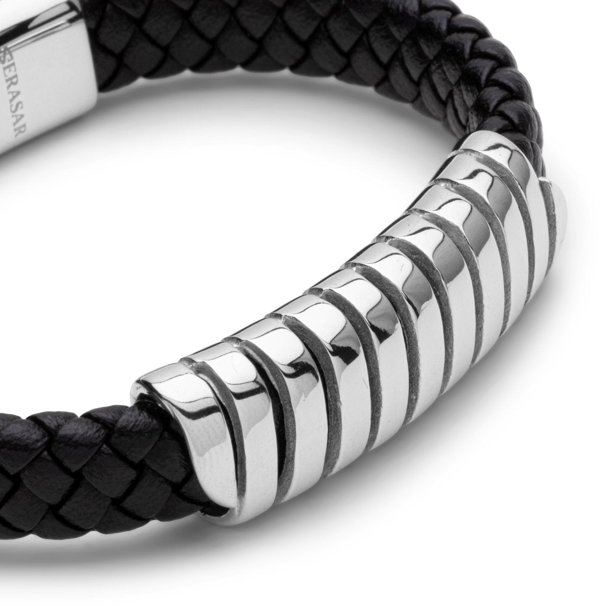 Leren armband "Helix"