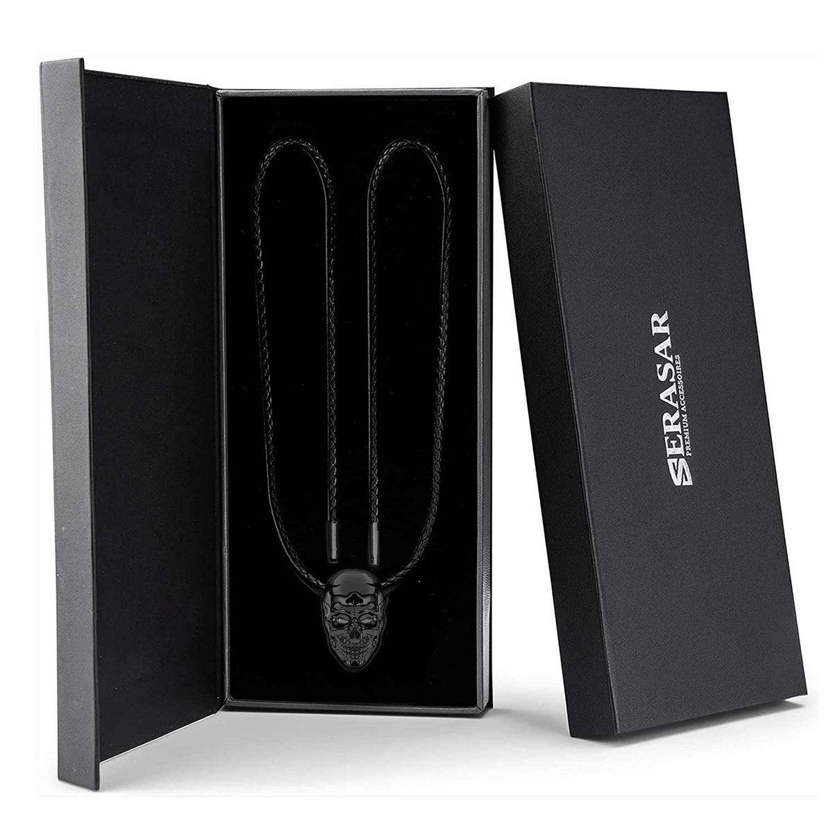 Leren ketting "Schedel"