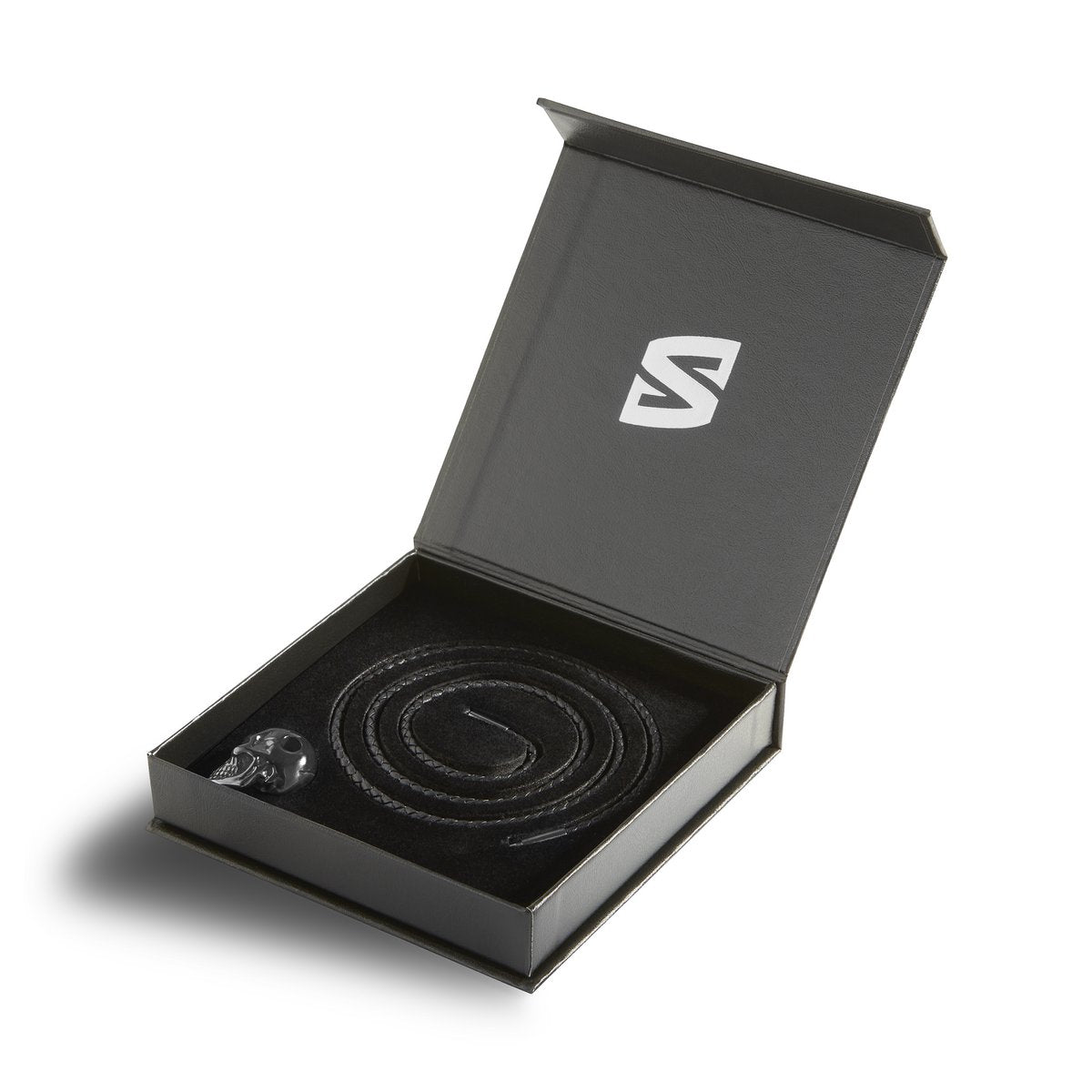 Leren ketting "Schedel"