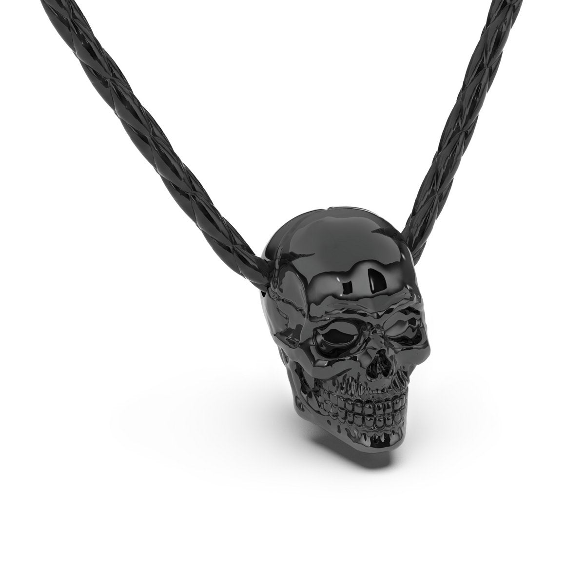 Leren ketting "Schedel"