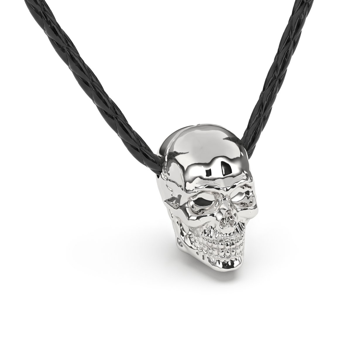 Leren ketting "Schedel"