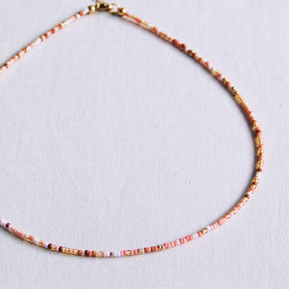 Kralen ketting mix naakt