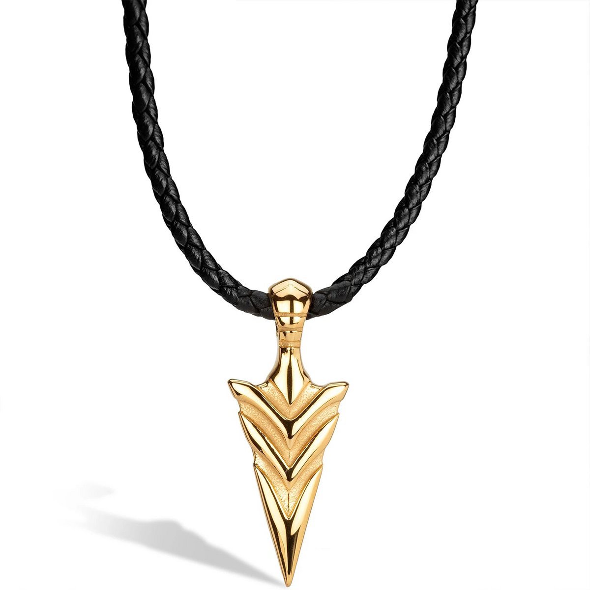 Leren ketting "Pijl"