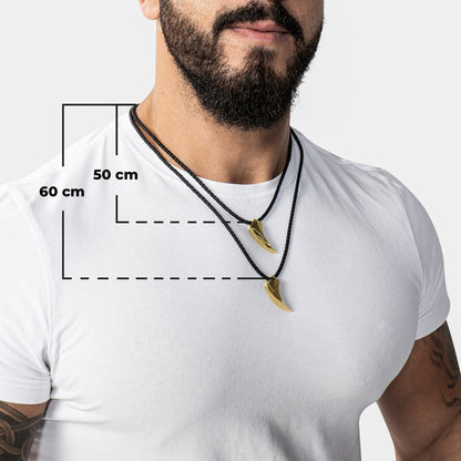 Leren ketting "Wolf"