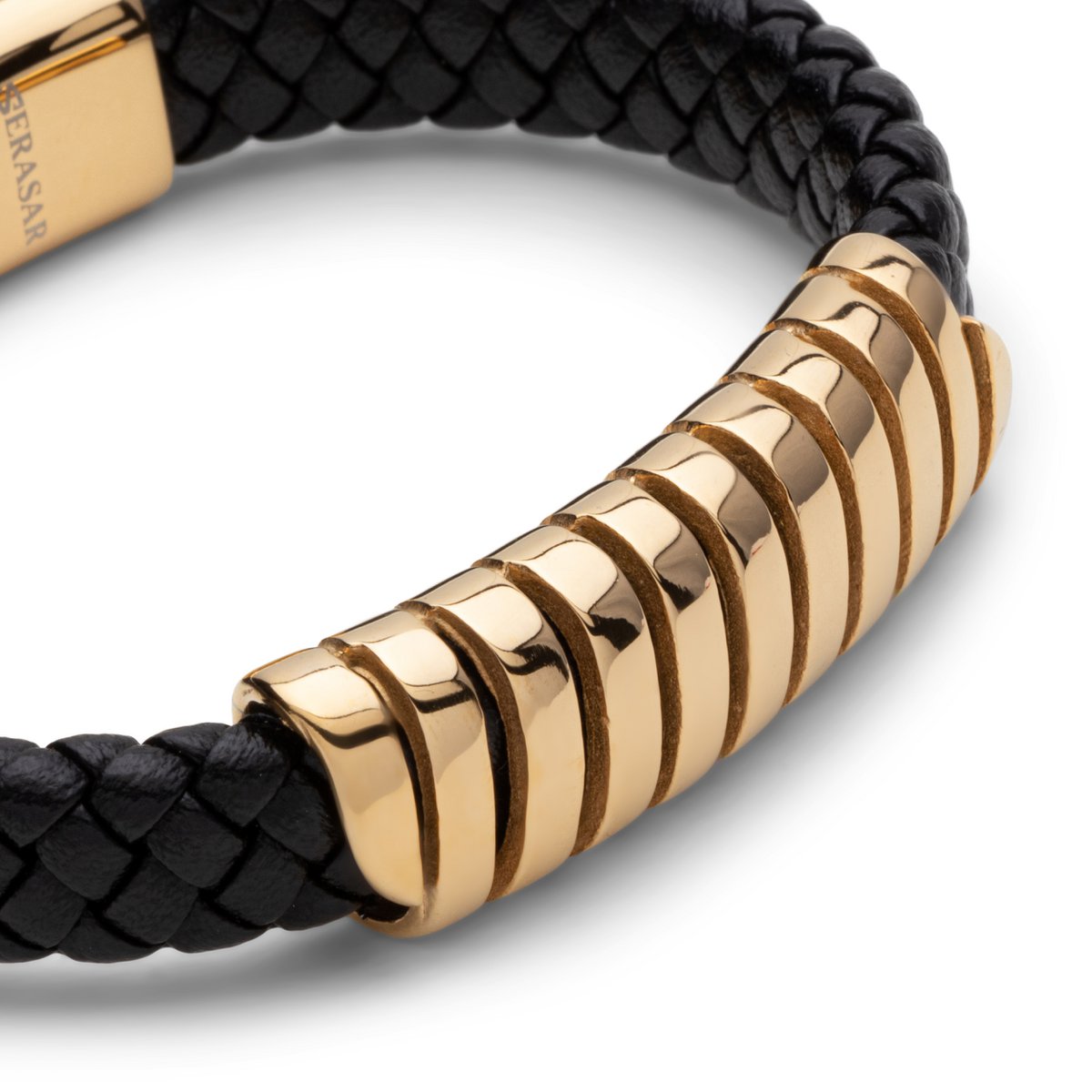 Leren armband "Helix"