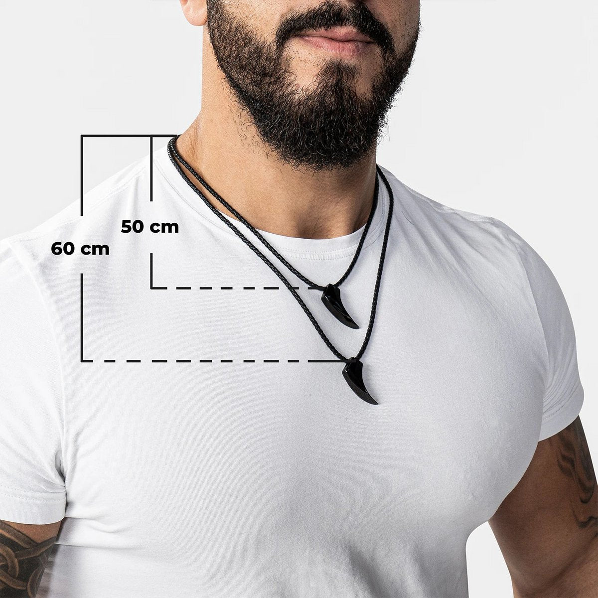 Leren ketting "Wolf"