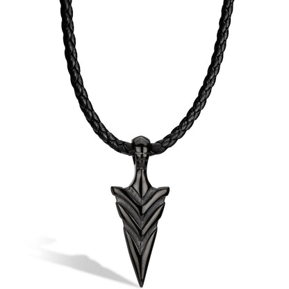 Leren ketting "Pijl"