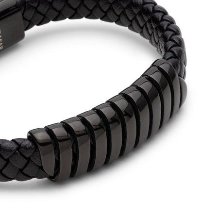 Leren armband "Helix"