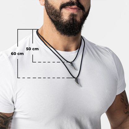 Leren ketting "Wolf"