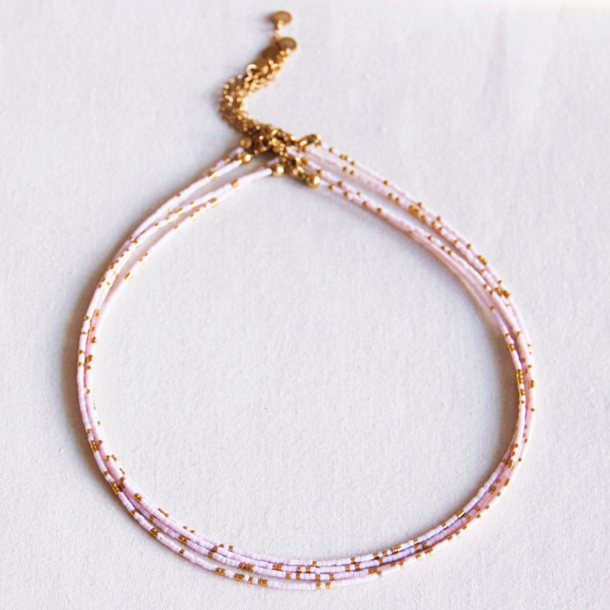 Kralen ketting - paars