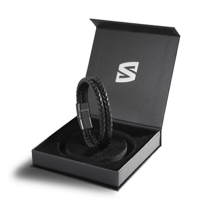 Leren armband "Dubbel"