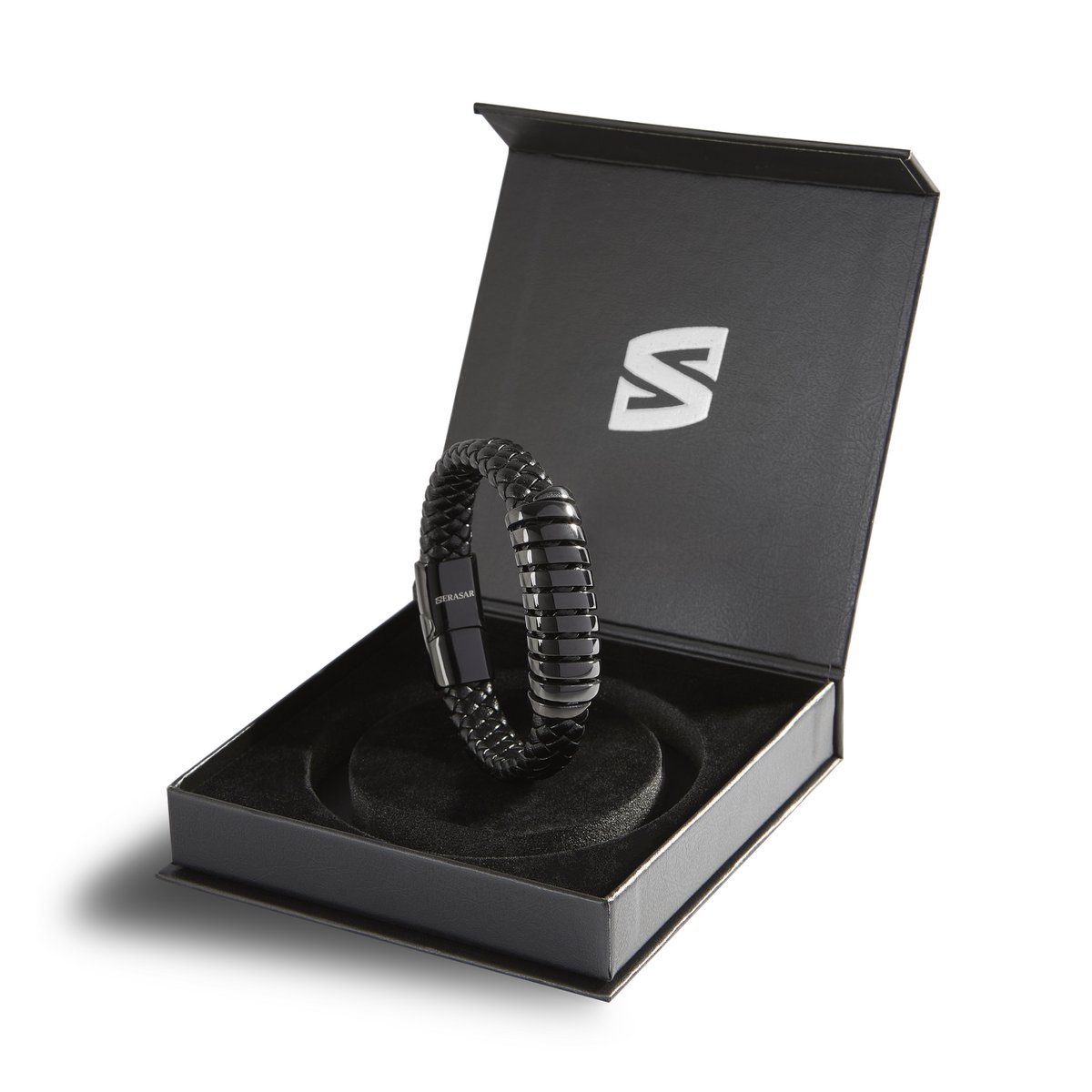 Leren armband "Helix"
