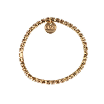 Alice Bracelet Crystal Gold