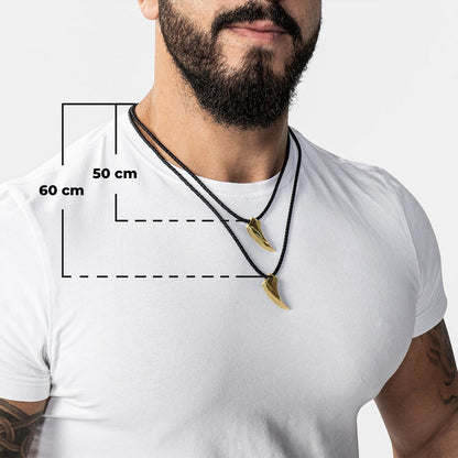 Leren ketting "Wolf"