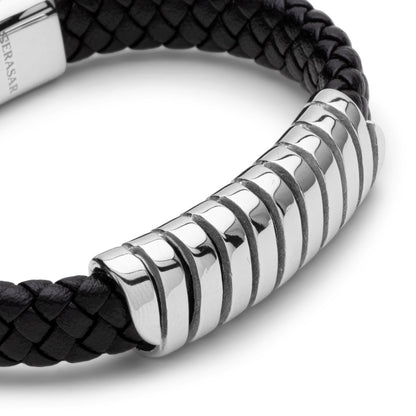 Leren armband "Helix"