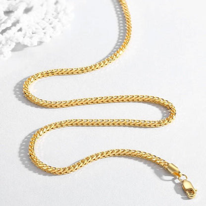 Unisex vossenstaartketting - 2,5 mm breed