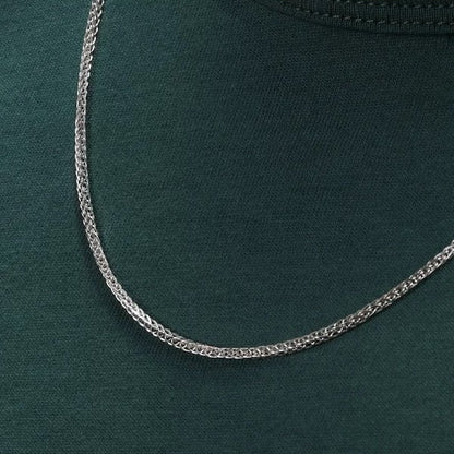 Unisex vossenstaartketting - 2,5 mm breed