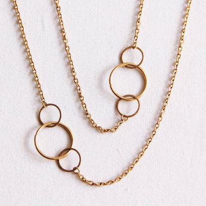 Lange ketting met ronde details