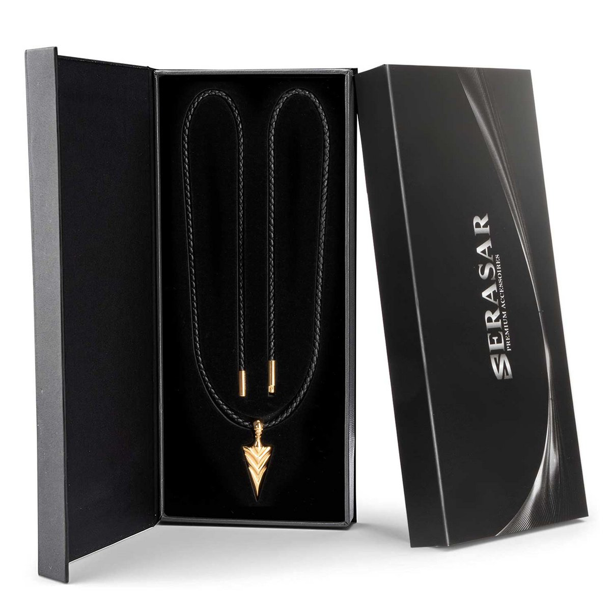 Leren ketting "Pijl"