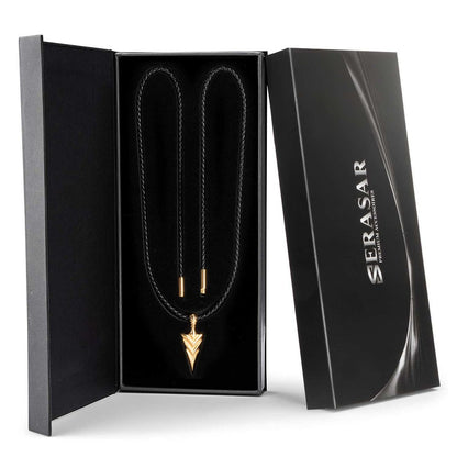 Leren ketting "Pijl"