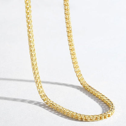 Unisex vossenstaartketting - 2,5 mm breed