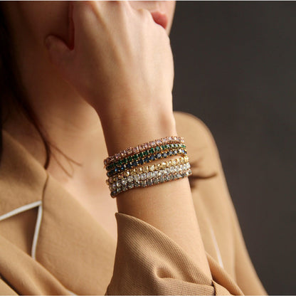 Alice Bracelet Crystal Gold