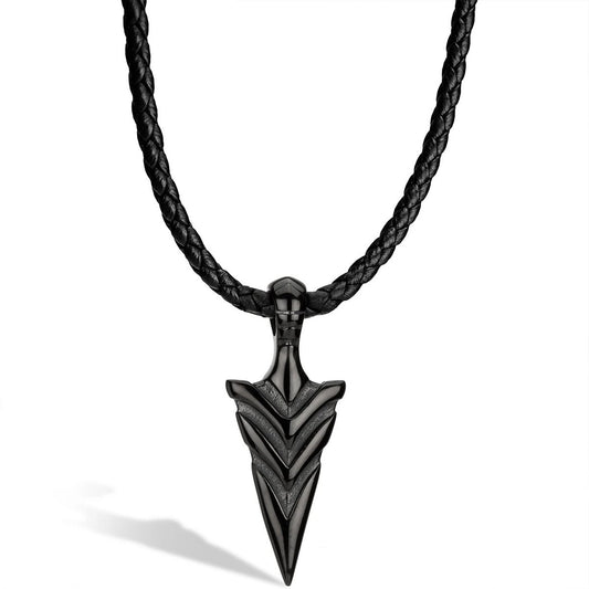 Leren ketting "Pijl"